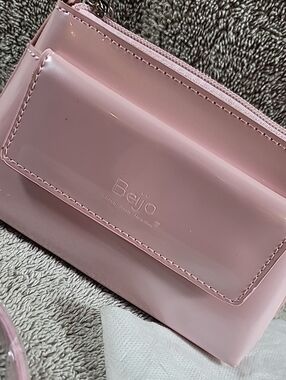 Beijo Pink Patent Crossbody / Wristlet Bag / Wallet